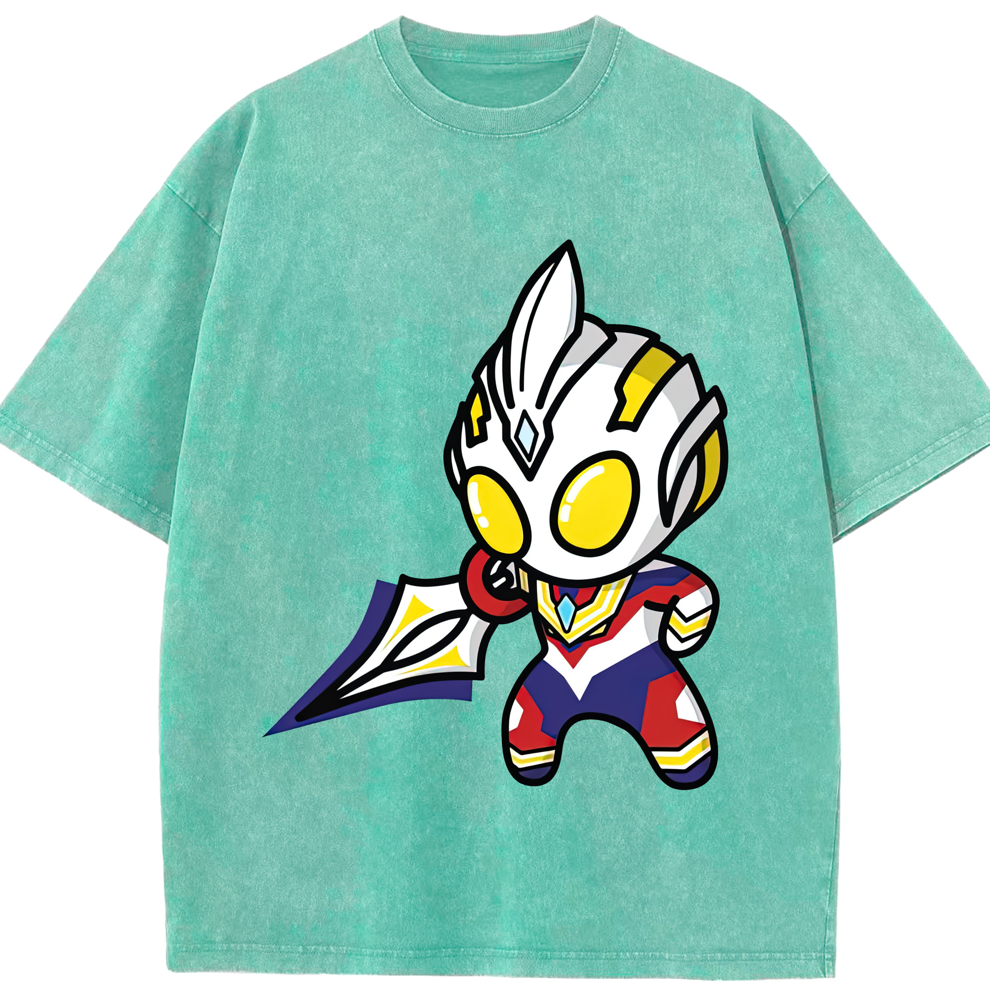 （画像用） ウルトラマン Ultraman 綿100% ヴィンテージ風 半袖Tシャツ（フロントプリント）